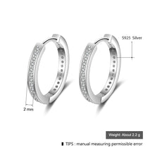 Load image into Gallery viewer, Round And Round Silver Earrings