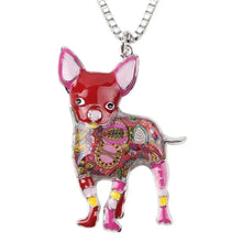 Load image into Gallery viewer, Chihuahua Dog Pendant Necklace