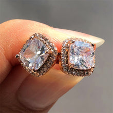Load image into Gallery viewer, Sparkle Crystals Stud Earrings