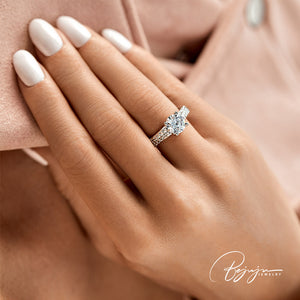 Devoted Crystal Bridal Ring Set