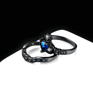 Dark Crown Ring Set