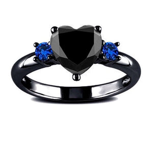 Black Heart Dark Ring