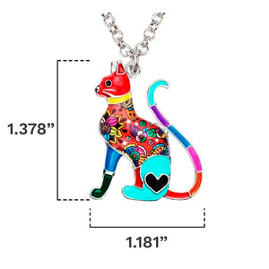 Mewow Cat Pendant Necklace