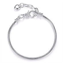 Load image into Gallery viewer, Snake Chain Charm Bracelet