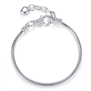 Snake Chain Charm Bracelet