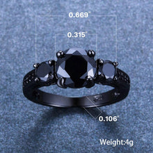 Load image into Gallery viewer, Arctic Crystal Dark Ring