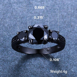 Arctic Crystal Dark Ring