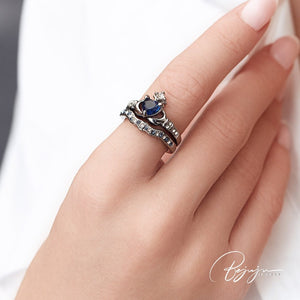 Dark Crown Ring Set