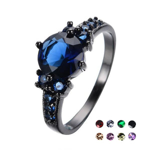 Royal Crystal Dark Ring