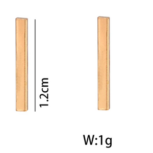 T-Bar Stud Earrings