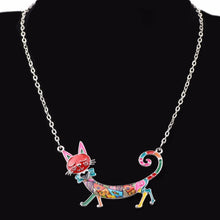 Load image into Gallery viewer, Cat Walk Pendant Necklace