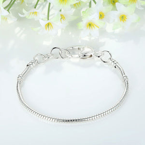 Adjustable Heart Charm Bracelet