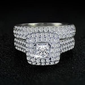Believe It Crystal Ring Set