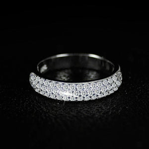 Believe It Crystal Ring Set