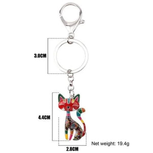 Cat Look Keyring