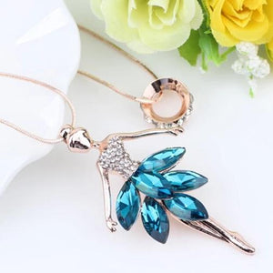 Ballet Girl Pendant Necklace
