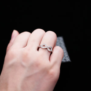 Infinity Love CZ Ring