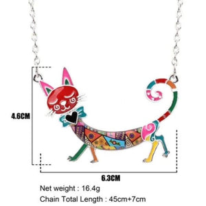Cat Walk Pendant Necklace