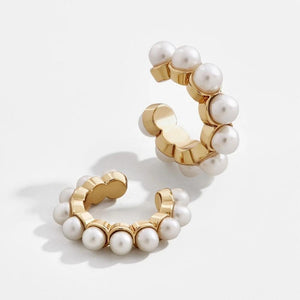 Imitation Pearls Ear Cuffs