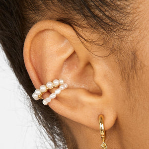 Imitation Pearls Ear Cuffs