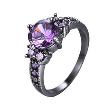 Load image into Gallery viewer, Royal Crystal Dark Ring