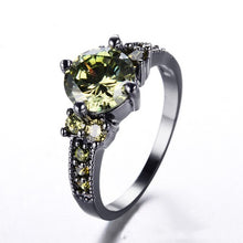 Load image into Gallery viewer, Royal Crystal Dark Ring