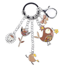 Load image into Gallery viewer, Jolly Chicken Keyring