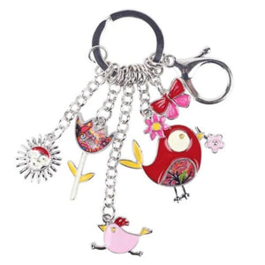 Jolly Chicken Keyring
