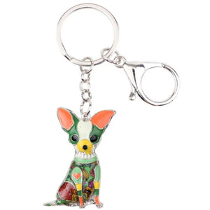 Lovely Chihuahua Keyring