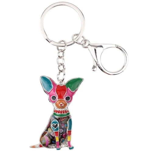 Lovely Chihuahua Keyring