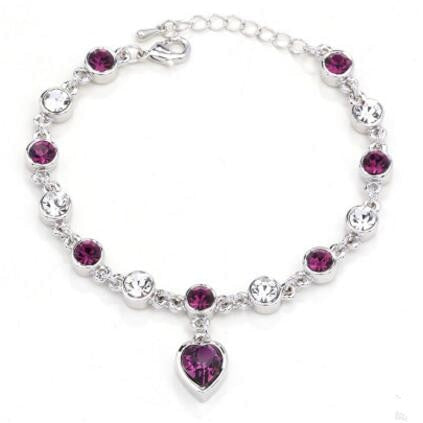 Adored Purple Stone Bracelet
