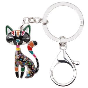 Cat Look Keyring