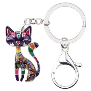 Cat Look Keyring