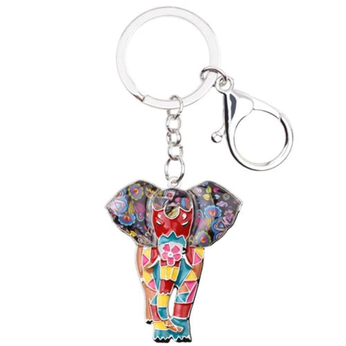 Brilliant Elephant Keyring