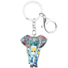 Load image into Gallery viewer, Brilliant Elephant Keyring