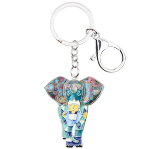 Brilliant Elephant Keyring