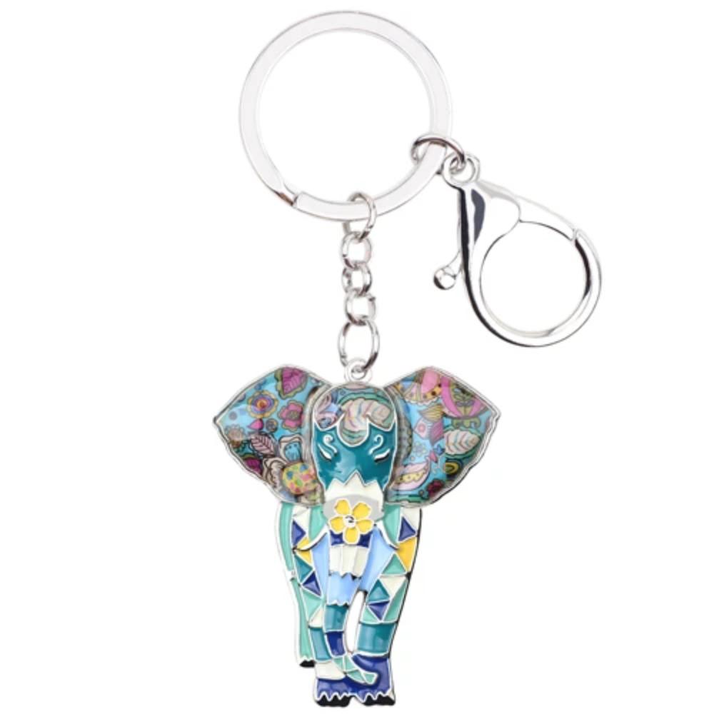 Brilliant Elephant Keyring
