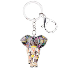 Load image into Gallery viewer, Brilliant Elephant Keyring