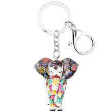 Load image into Gallery viewer, Brilliant Elephant Keyring