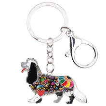 Load image into Gallery viewer, Spaniel Dog Keyring