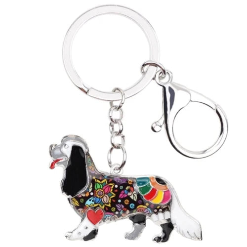 Spaniel Dog Keyring