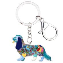 Load image into Gallery viewer, Spaniel Dog Keyring