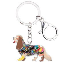 Load image into Gallery viewer, Spaniel Dog Keyring