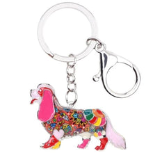 Load image into Gallery viewer, Spaniel Dog Keyring
