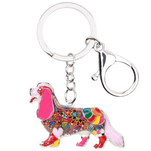 Spaniel Dog Keyring
