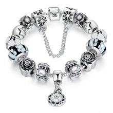 Load image into Gallery viewer, All Stones Silver Bracelet