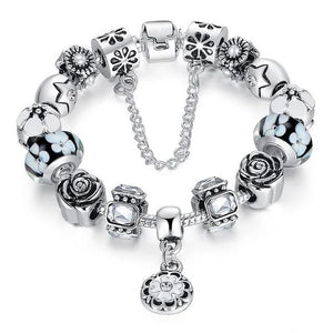 All Stones Silver Bracelet