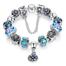 Load image into Gallery viewer, All Stones Silver Bracelet