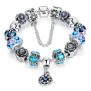 All Stones Silver Bracelet