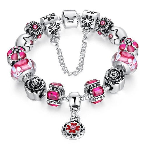 All Stones Silver Bracelet